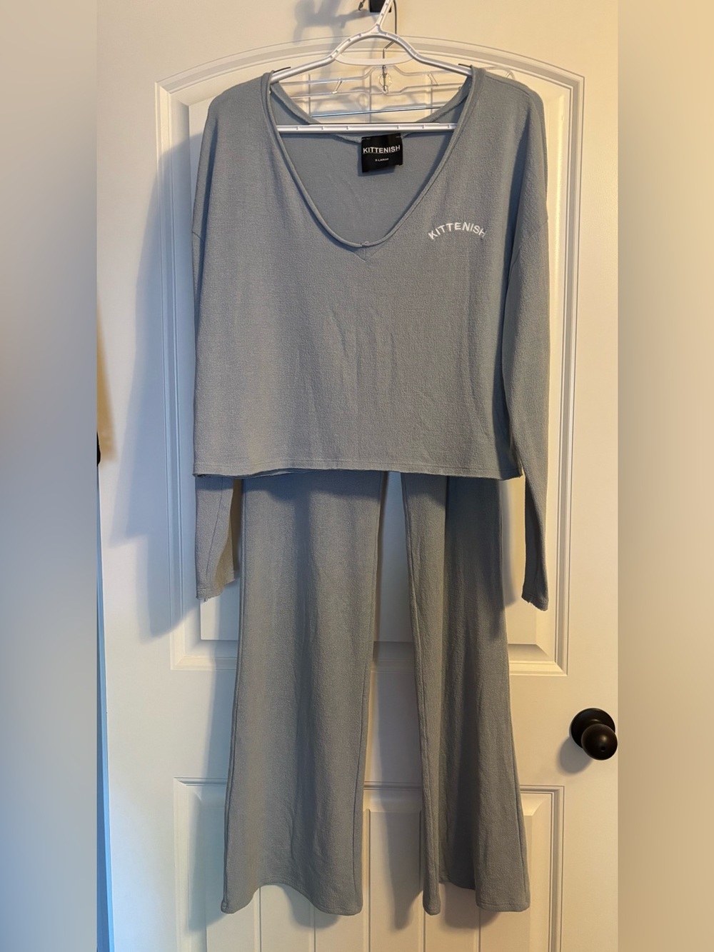KITTENISH Light Blue Loungewear Set